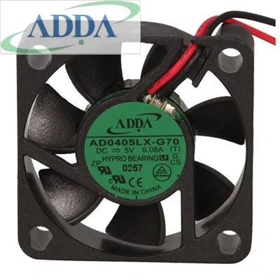 PRE ADDA AD0405LX-G70 40 mm 4cm DC 5V 0.08 A 40x40x10 mm tichý mini tichý axiálne chladenie ventilátory
