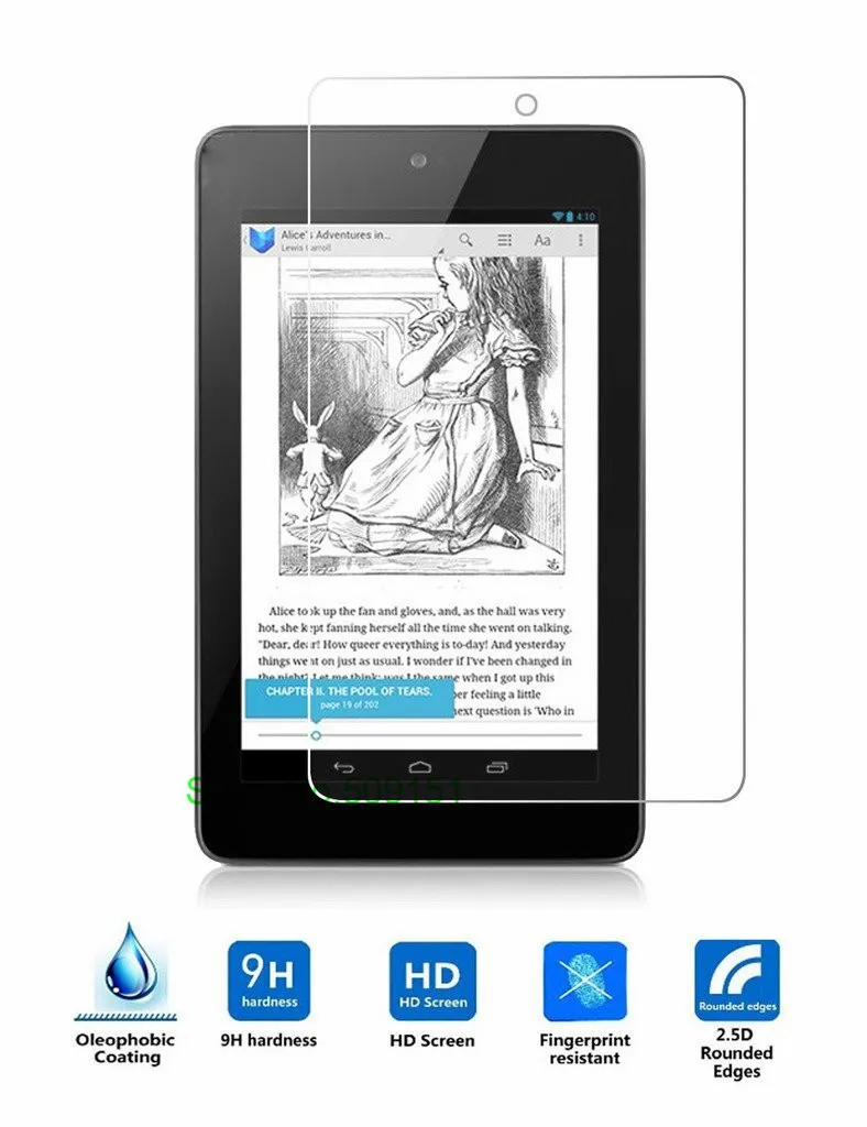 Pre Asus Google Nexus 7 1st 2012 Tablet 9H Premium Výbuchu-Dôkaz Anti Rozbiť Ochranný Kryt Kalené Sklo Screen Protector