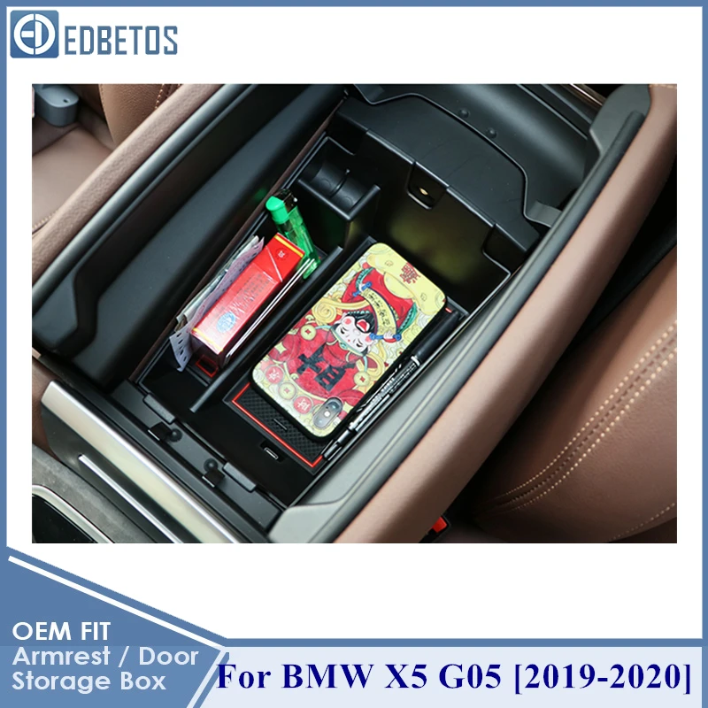Pre BMW X5 G05 2019 2020 Opierke Úložný Rukavice Box Pre BMW X5 G05 Opierke Úložný Box Nádoba Na BMW X5 G05 Príslušenstvo