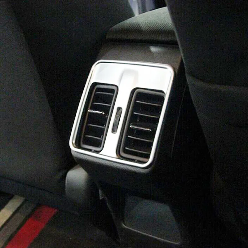 Pre Honda City Sedan 2016 Auto Späť, Zadné Ostrohové sieťovej Zásuvky klimatizácia Ventilačné Výbava Rám, Kryt ABS Matný Príslušenstvo