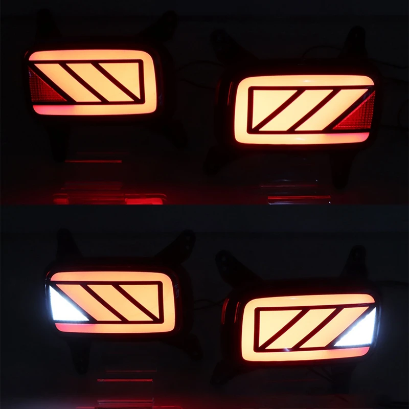 Pre Hyundai Miesto 2019-2020 LED Zadný Nárazník Reflektor Brzdové Svetlo Hmlové Svetlo Lampy Indikátor, Svetlá zadné svetlá