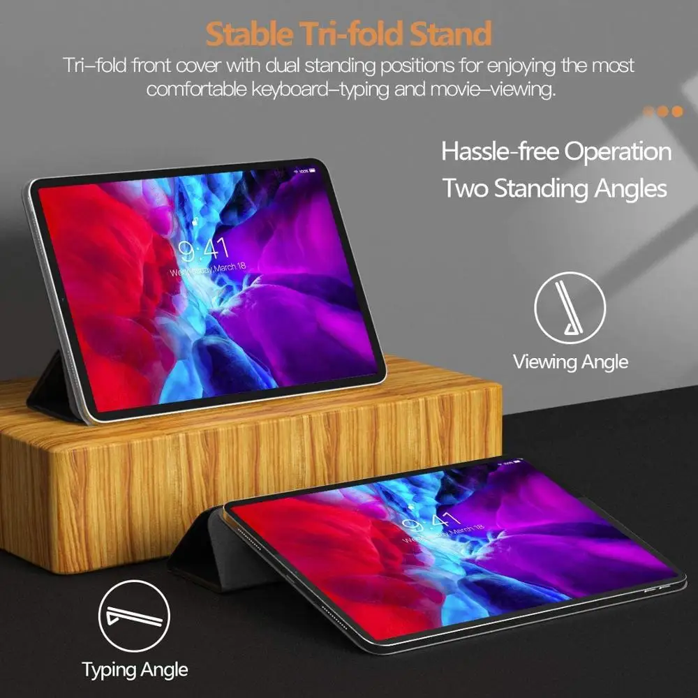 Pre iPad Pro 11 Prípade 2020 pre iPad Pro 12.9 2018 2020 Vzduchu 4 Prípade 10.9 Funda Magnetické puzdro Smart Cover pre iPad Pro 2020 Prípade Coque