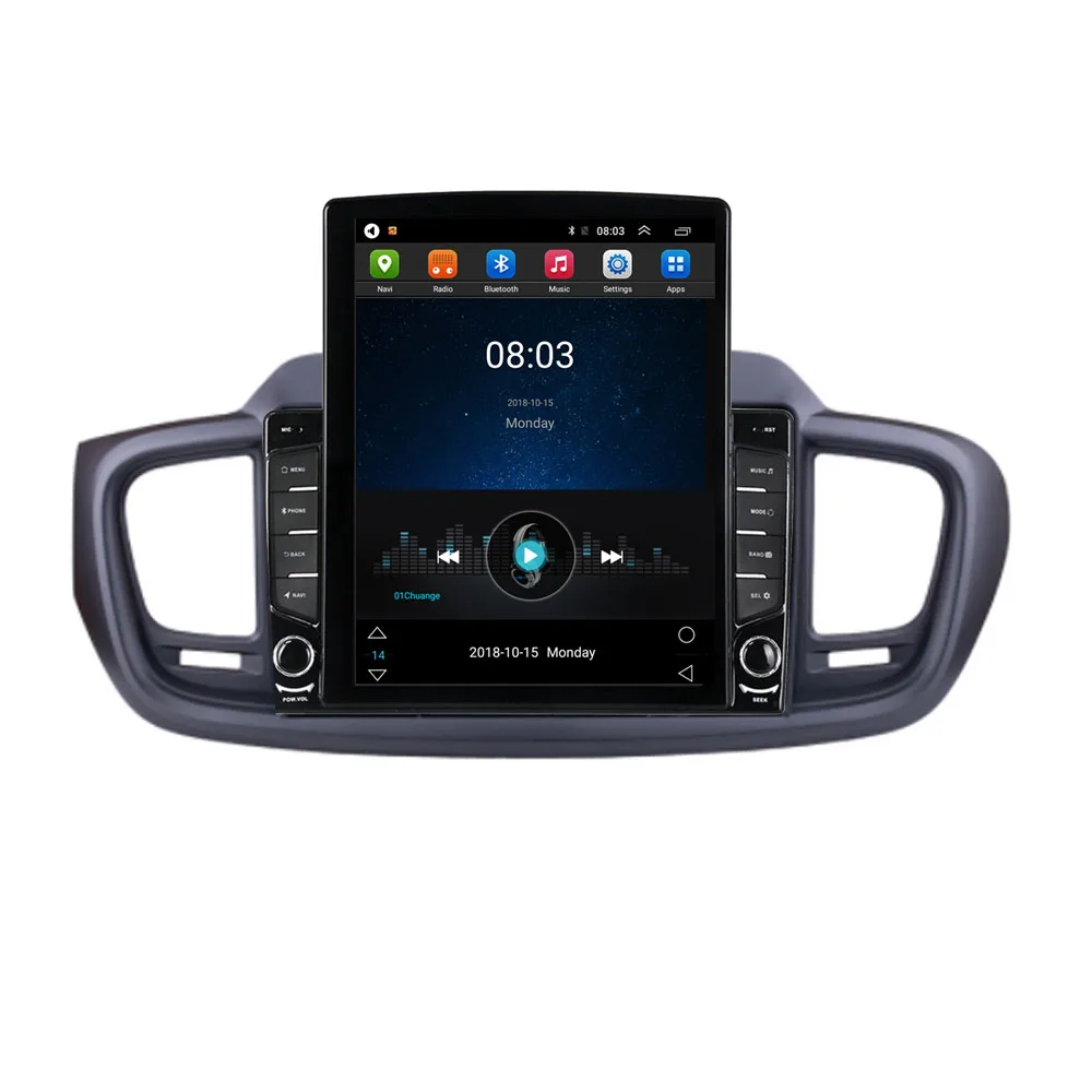Pre KIA Sorento 2016 2017 IPS DSP Tesla Obrazovke Android, 10 Auto Multimediálny Prehrávač Audio Rádio stereo GPS Navi Vedúci Jednotky DSP