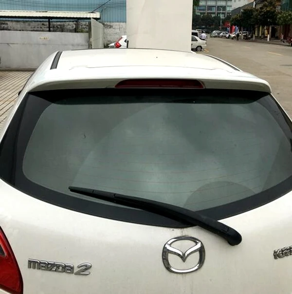 Pre Mazda 2 M2 2006-2012 hatchback auto Zadný spojler krídlo vysoko kvalitných ABS Materiálu spojler Náter, alebo akúkoľvek farbu pre Mazda
