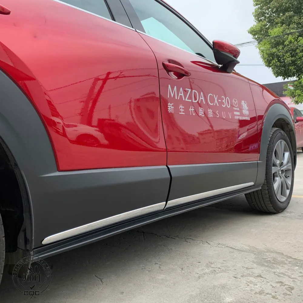 Pre Mazda CX-30 CX30 2020 Auto Príslušenstvo, Dvere, Bočné Tvarovanie Dekorácie Výbava Obloha Auta ABS Chrome