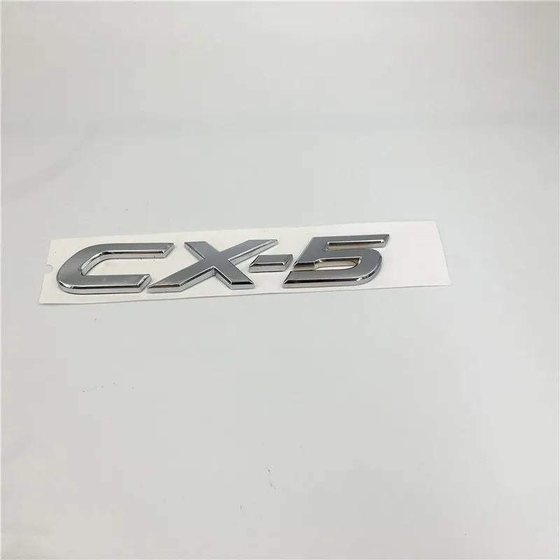 Pre Mazda CX4 CX5 CX-4 CX-5 Chrome Znak Zadný Kufor Číslo Listu Logo Odznak Štítku