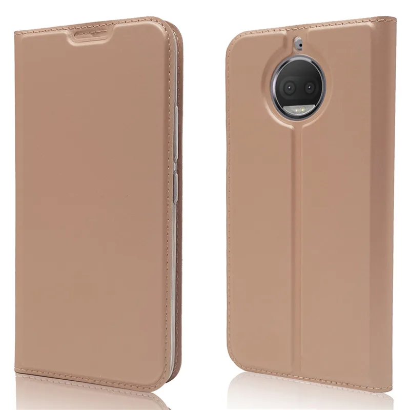Pre Motorola G5S Plus Flip Prípade Magnetické Knihy Ochranné Peňaženky, Kožené Moto G5 Kryt