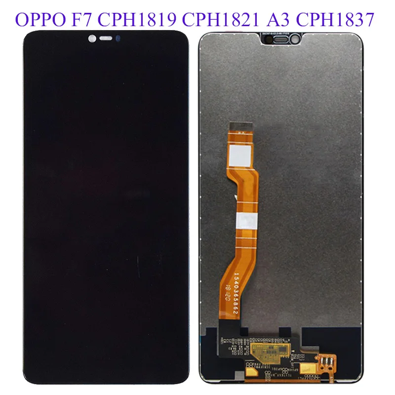 Pre OPPO A3 F7 LCD OPPO F7 CPH1819 CPH1821 A3 CPH1837 Displej S Dotykovým displejom a Montáž