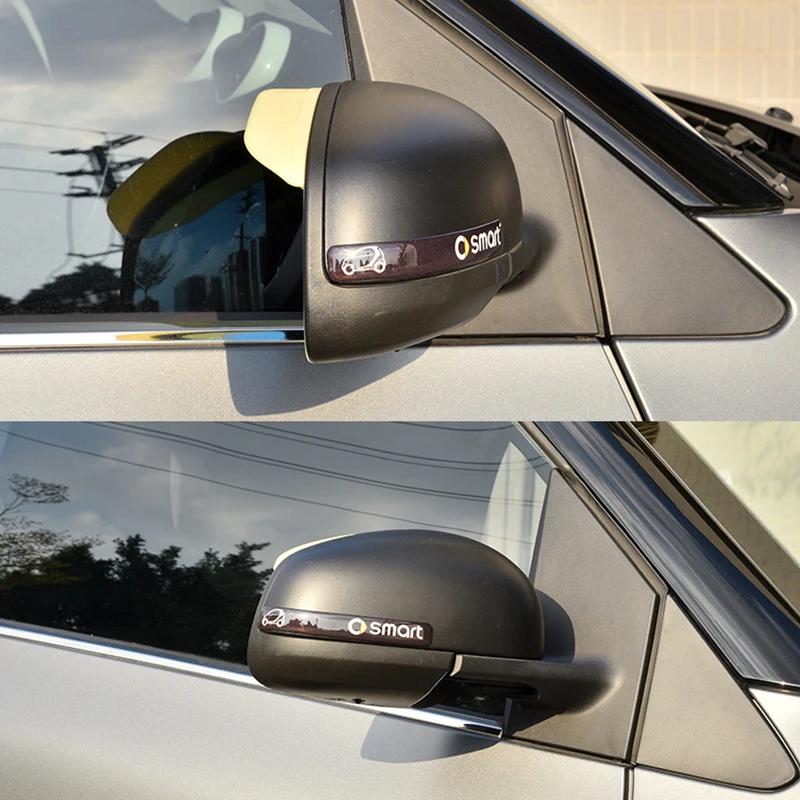 Pre Smart Fortwo Forfour 453 451 450 auto pribrala spätné zrkadlo anti-kolízie pásy Anti-scratch dvere auta nálepky