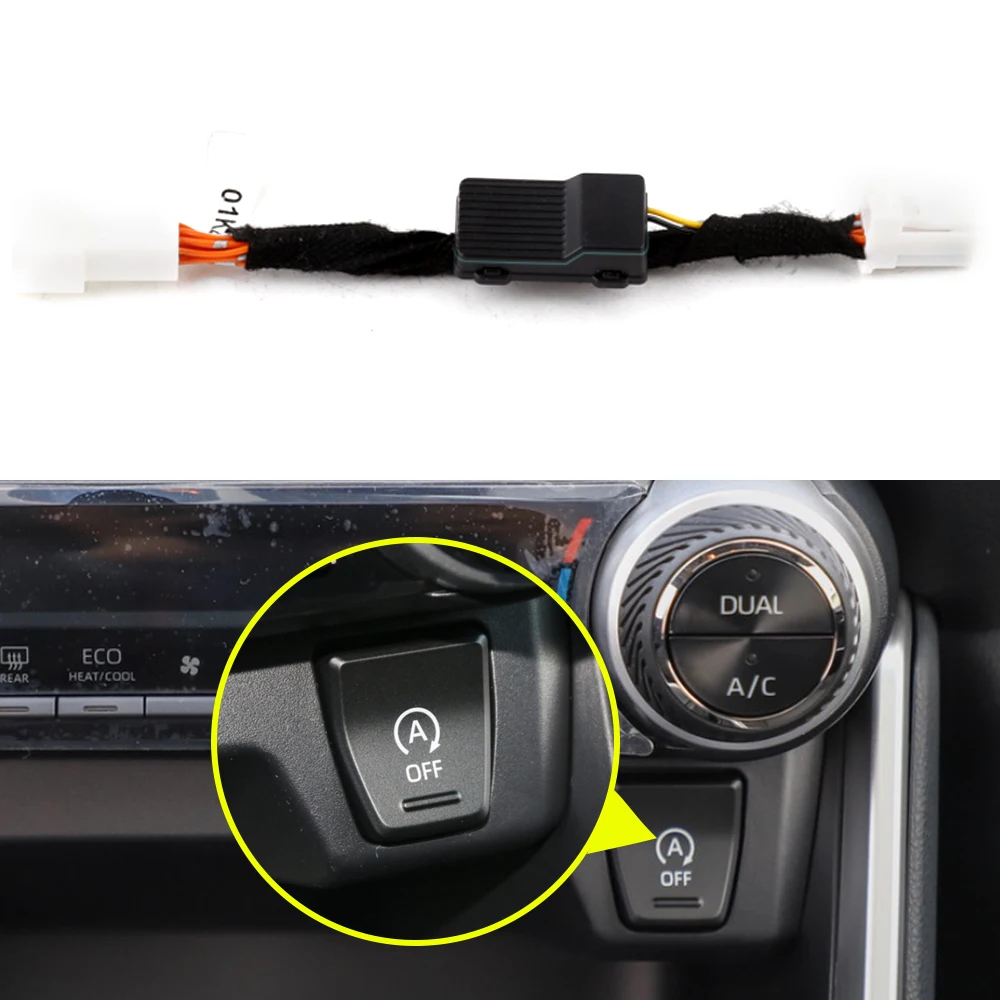 Pre Toyota RAV4 XA50 2019 2020 Auta Automatický Štart / Stop Motora Systém Mimo Kontroly Zariadení Snímača Konektor Smart Stop Zrušiť