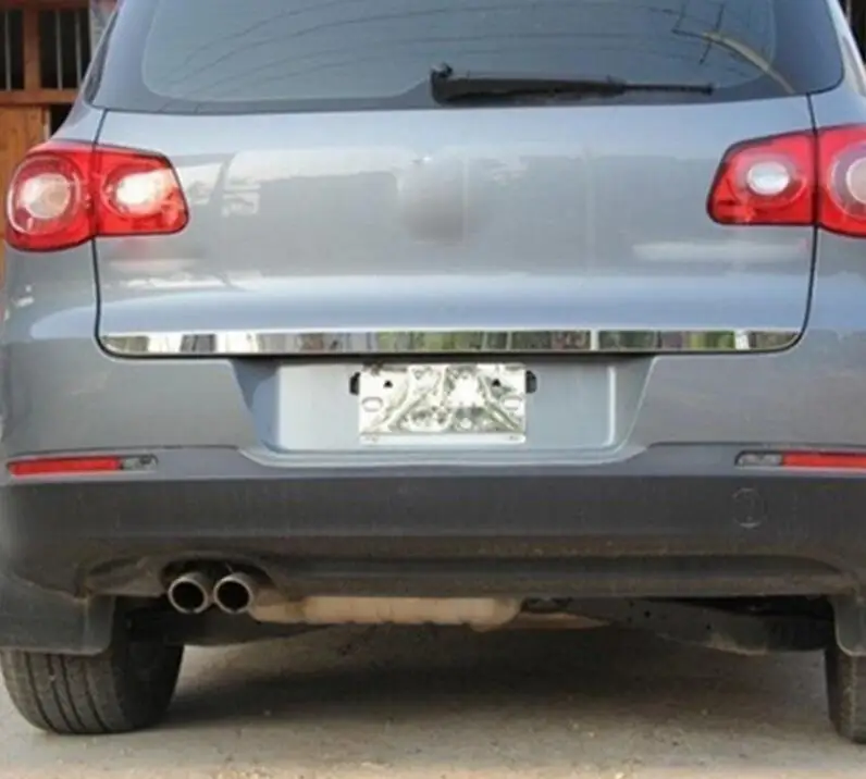 Pre Volkswagon Tiguan 2010 2011 2012 2013 vysoko kvalitnej nerezovej ocele zadné veko kufra výbava