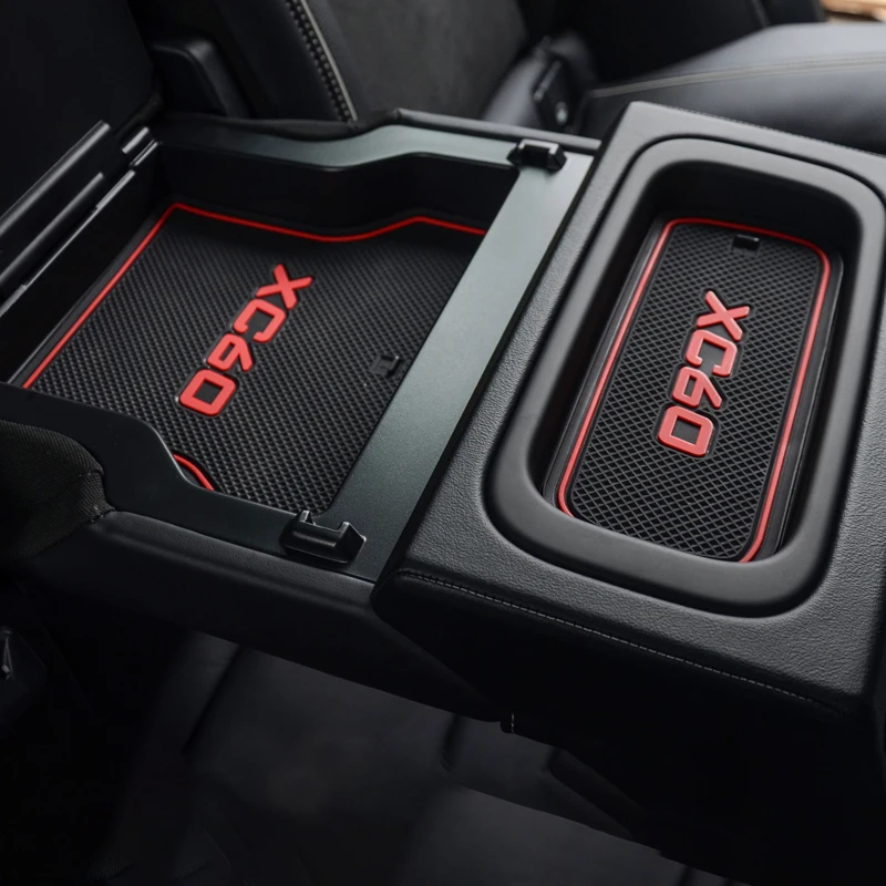 Pre Volvo XC60 2018 2019 2020 Gumových Brány Slot Pad Non-slip Dvere Pad/Cup Proti Sklzu Dvere Groove Mat Výbava Interiérové Doplnky