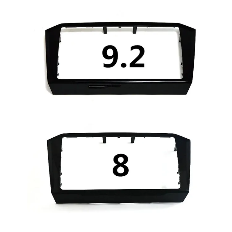 Pre VW Passat B8 2018-- MIB 3 CD rámček orezania čierna farba
