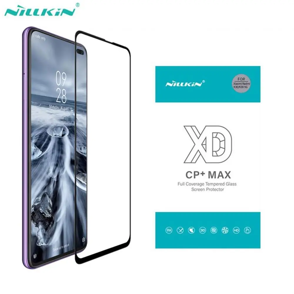 Pre Xiao Mi 10i Mi10i 5G Tvrdeného Skla Nillkin XD CP+MAX Proti Oslneniu 9H Plné Pokrytie Screen Protector Film Pre 10 ton Mi Lite 5G