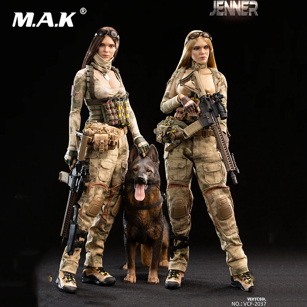 Pre Zber 1/6 Celý Súbor A-TAC FG Ženy Vojak Jenner & nemecký Ovčiak Súbor VCF-2037 ABC Asi Obrázok Modelu Fanúšikov Dary
