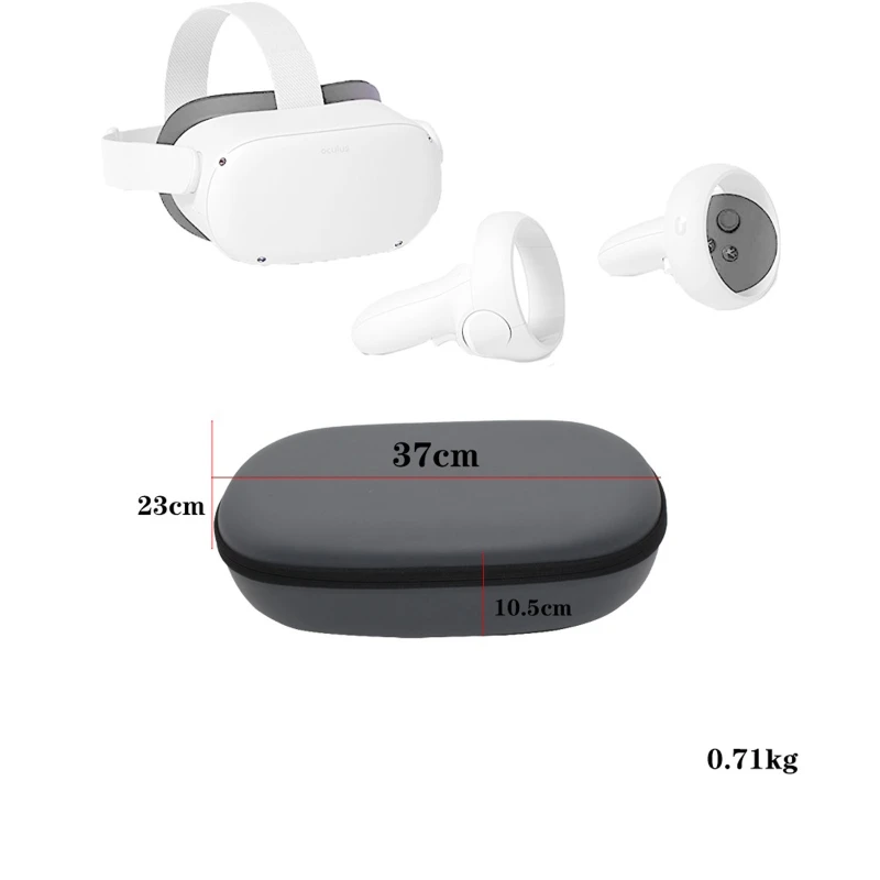 Prenosné EVA Skladovanie Taška na Cestovanie Ochranné puzdro Účtovná obal pre Oculus Quest 2 Virtuálnej Reality Systémové Príslušenstvo
