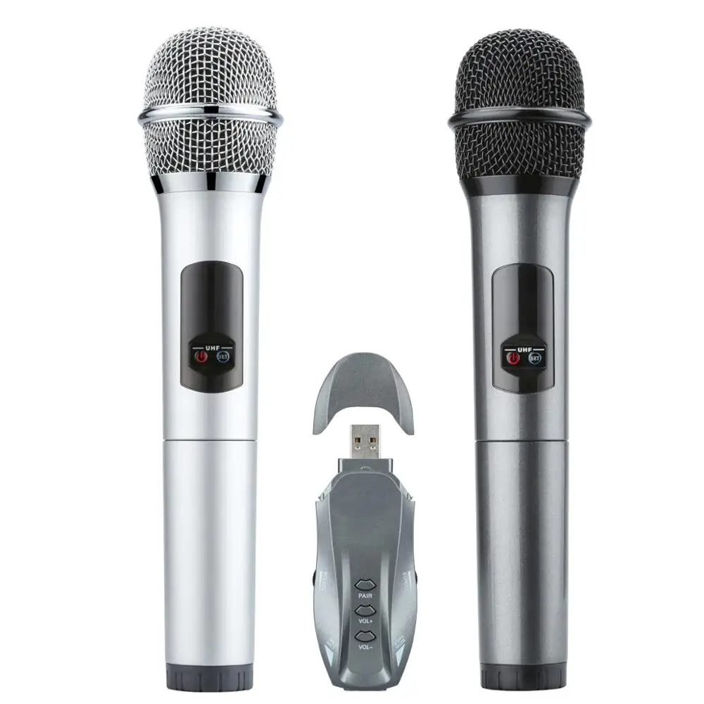 Profesionálne UHF K18U Bluetooth Bezdrôtový Mikrofón s Prijímačom Microfone Domácej Konferencie Vzdelávanie Karaoke Microfono