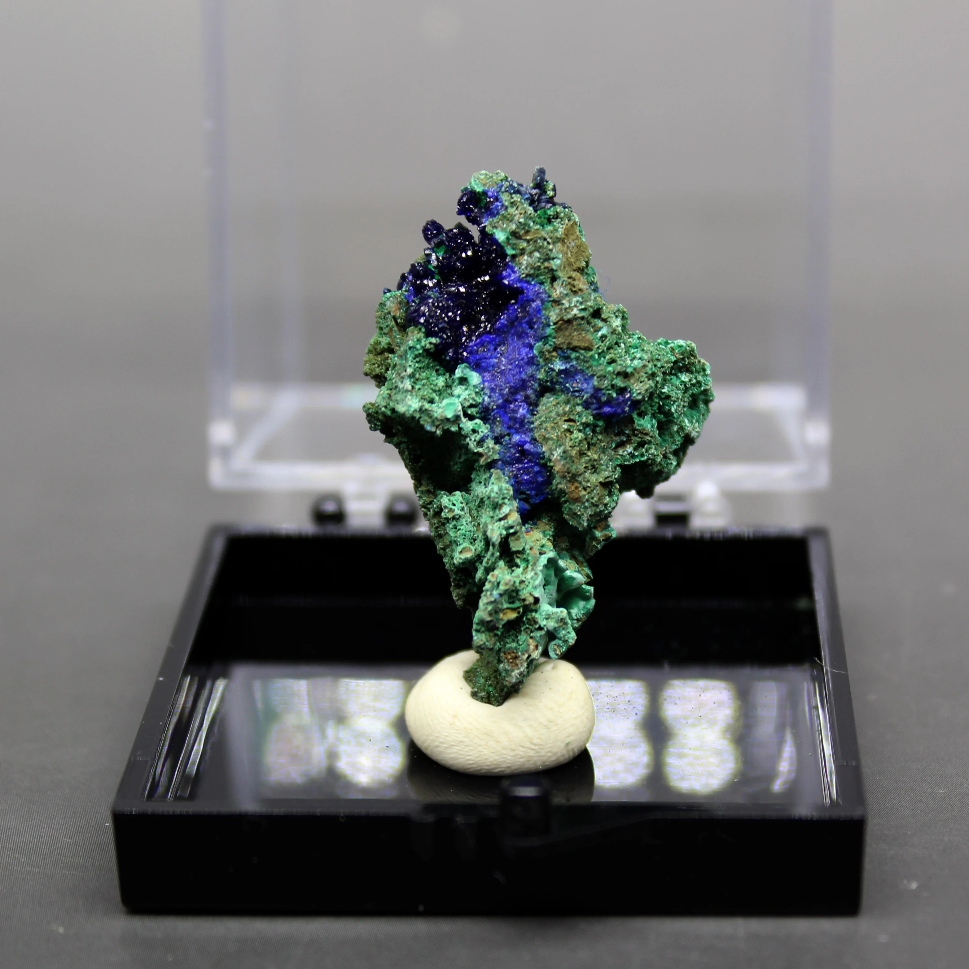 Prírodné krásne azurite minerálne vzor crystal Kamene a kryštály Liečivý kryštál veľkosť boxu 5.2 cm