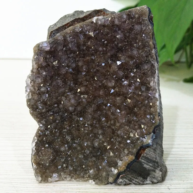 Prírodný kameň farebné ametyst geode kryštál kremeňa klastra Surového kameňa minerálne domova zobraziť rôzne farebné kryštály