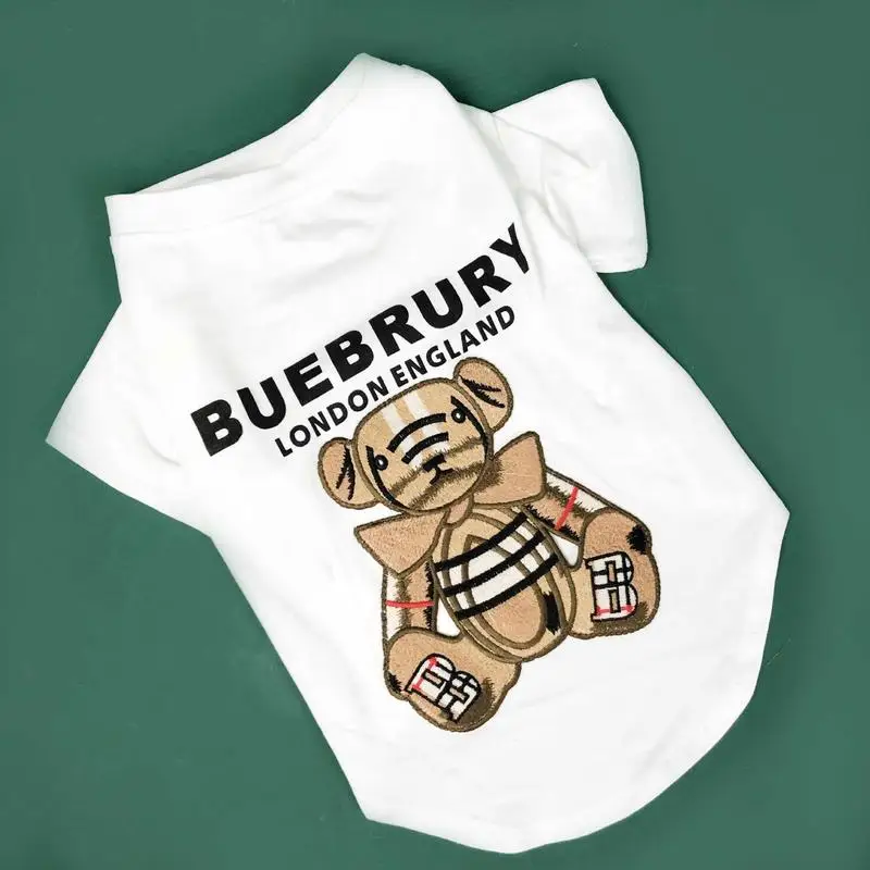 Psie oblečenie letné tenké T-shirt koberčeky medveď-krátke rukávy šteňa Teddy Bradáči Kobo francúzsky Buldog pet oblečenie