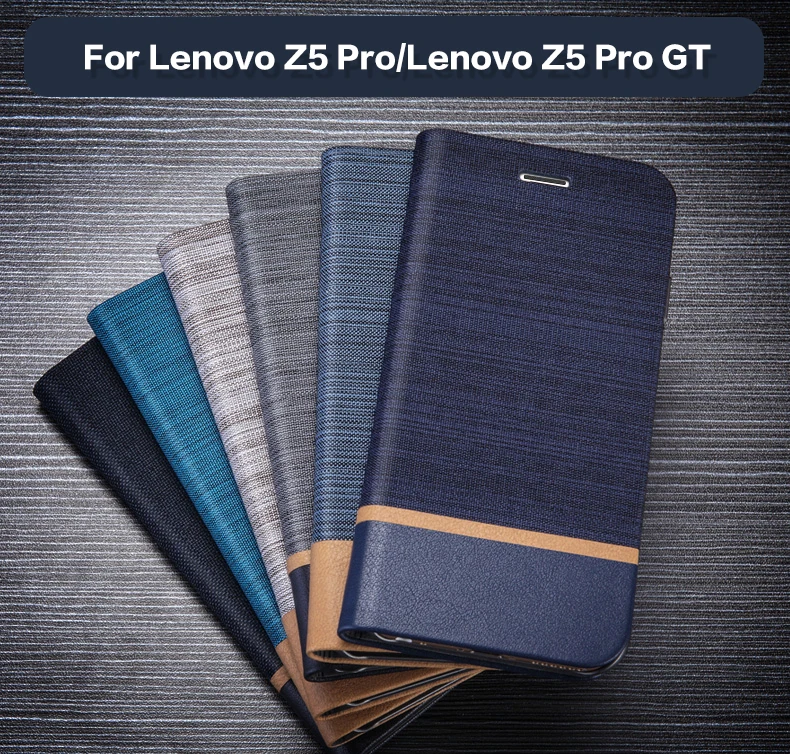 PU Kožené Peňaženky Prípade Lenovo Z5 Pro Business Telefón Prípade Lenovo Z5 Pro GT Knihy Prípade Mäkké Silikónové Zadný Kryt