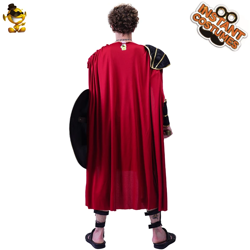 Purim Mužov Zdobiť Deluxe Bojovník Halloween Kostýmy Pre Dospelých Cosplay Staroveký Rímsky Gladiátor Oblečenie Vianočný Večierok Mens Kostým