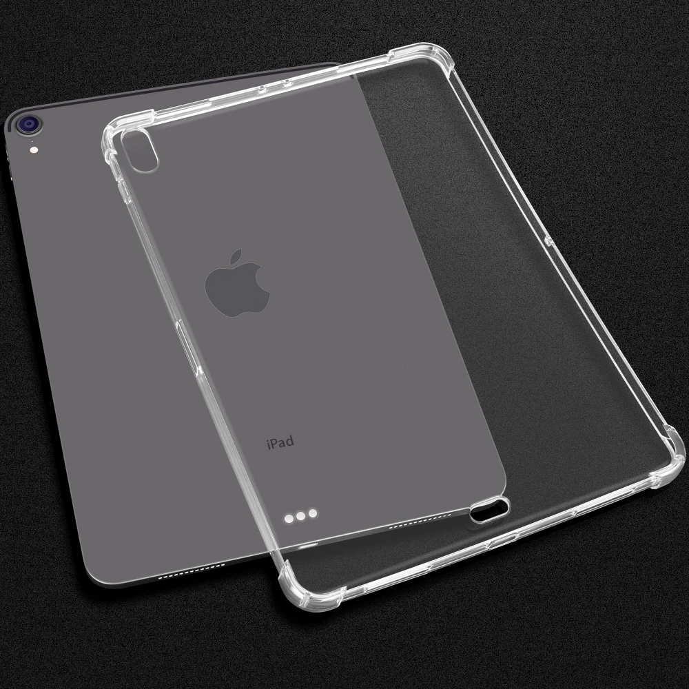 Puzdro Pre iPad Vzduchu 4 4. Generácie 2020 Jasné, Silikónové Mäkké TPU Pokles Odporu Zadný Kryt