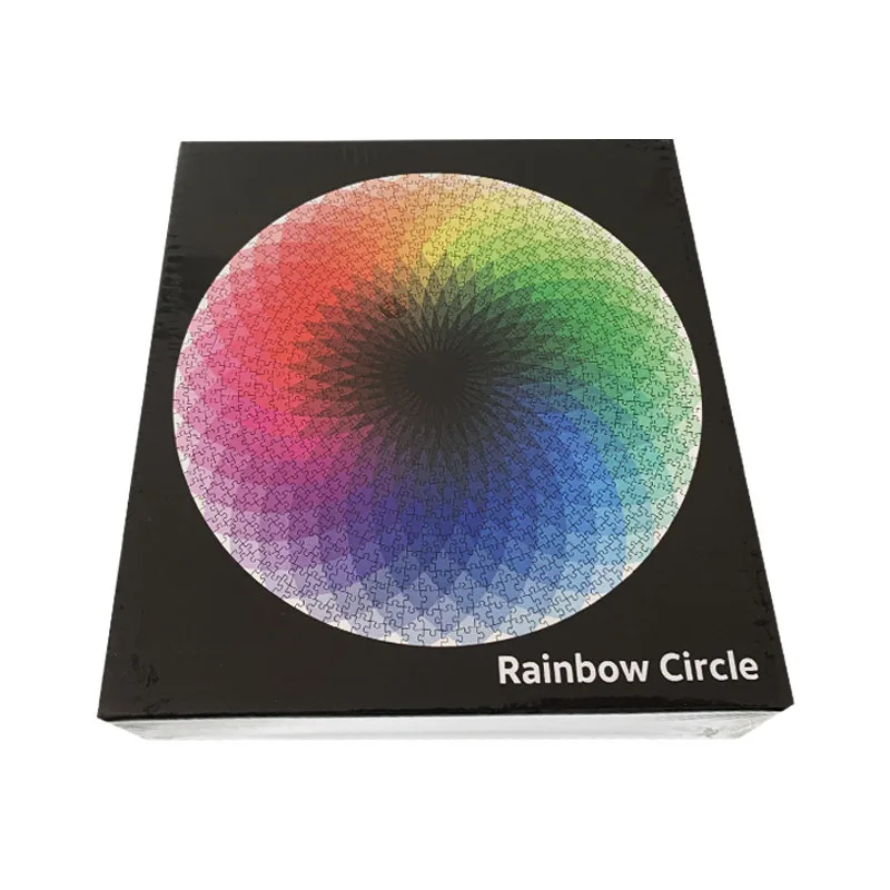 Puzzle 1000 Ks Puzzle 1000 Dospelých Hračka Vysokej Obtiažnosti Cool Technológie Štýl Kolo Rainbow Priestor Puzzle Pre Dospelých Darček
