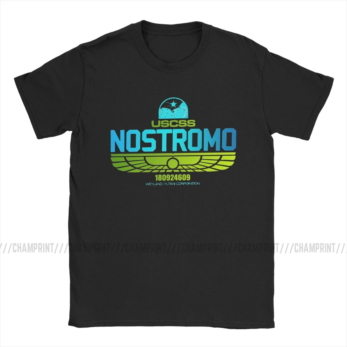 Pánske Nostromo T Shirt Cudzincov Cudzinec Film Weyland Yutani Corp Oblečenie Vtipné Krátke Rukáv Crewneck Tee Tričko Darček T-Shirts