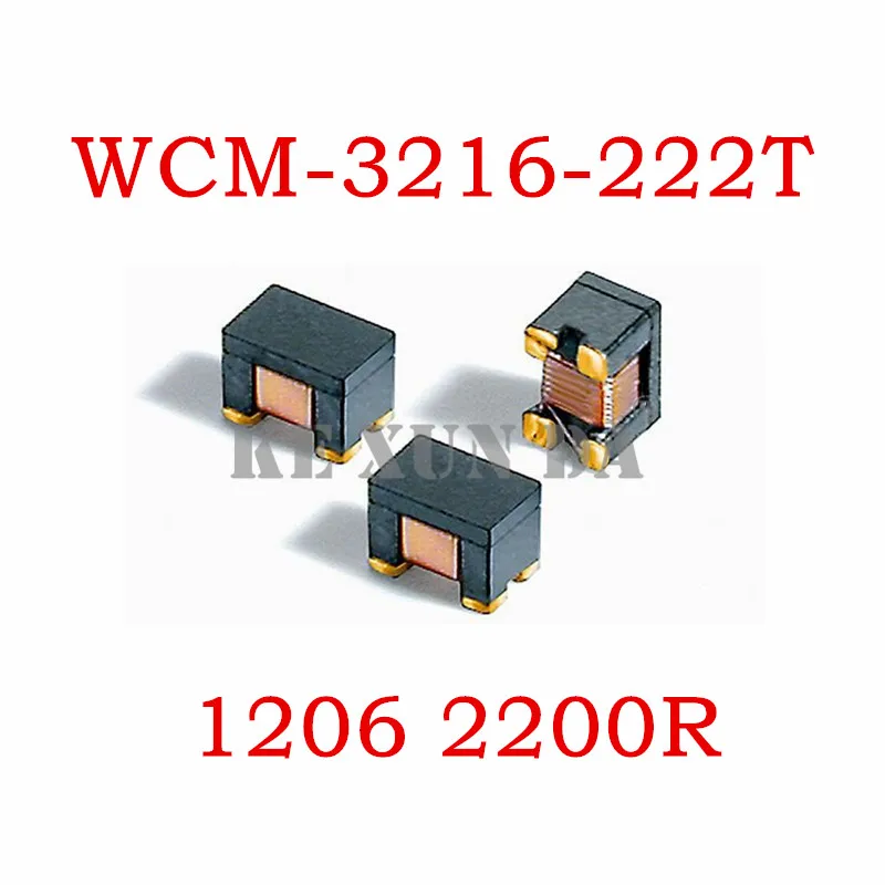 Pôvodné 100KS WCM-3216-222T WCM3216-222T Patch bežný režim indukčnosti 1206 2200R 200mA NAJNOVŠIE