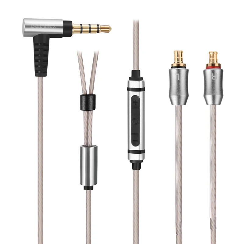 Pôvodné A2DC Kábel pre ATH LS50 LS70 E40 E50 E70 LS200 LS300 LS400 Slúchadlo Headset Káble s Mic pre Android IOS Earmax