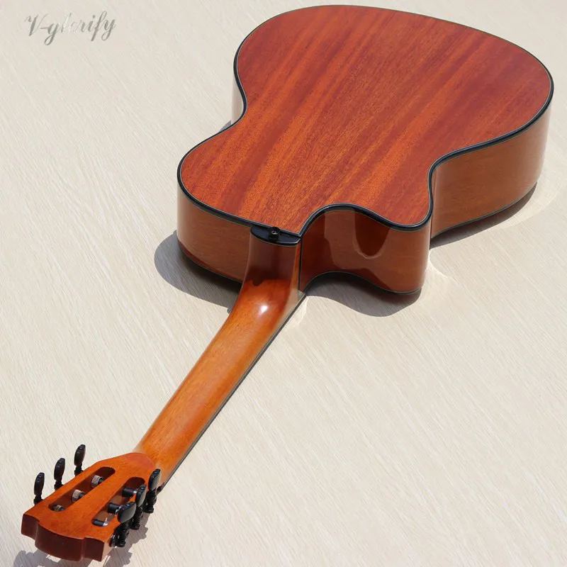 Pôvodné kvalitné vysoký lesk elektro klasická gitara gitara zásob