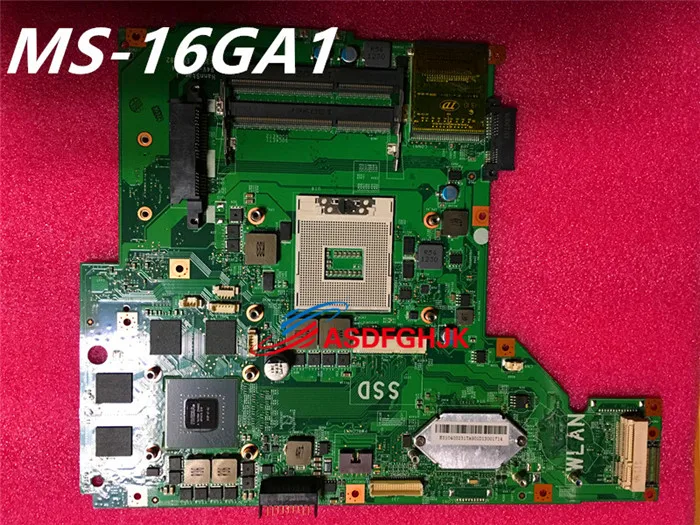Pôvodné MS-16GA PRE MSI GE60 NOTEBOOK základnú DOSKU MS-16GA1 REV 1.0 / 1.1 Test OK