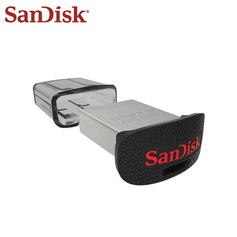 Pôvodné SanDisk USB 3.0 kl ' úč 64 GB Vysoká Rýchlosť Max 150MB/s Memory Stick Mini Black Prenosný Flash Disk S Krytom Pre PC