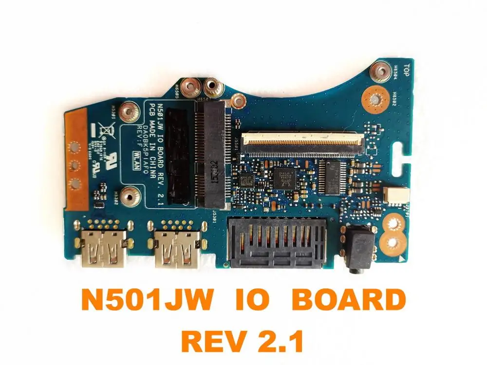 Pôvodný Pre ASUS N501JW USB správnej Zvukovej dosky N501JW IO RADA REV 2.1 testované dobré doprava zadarmo