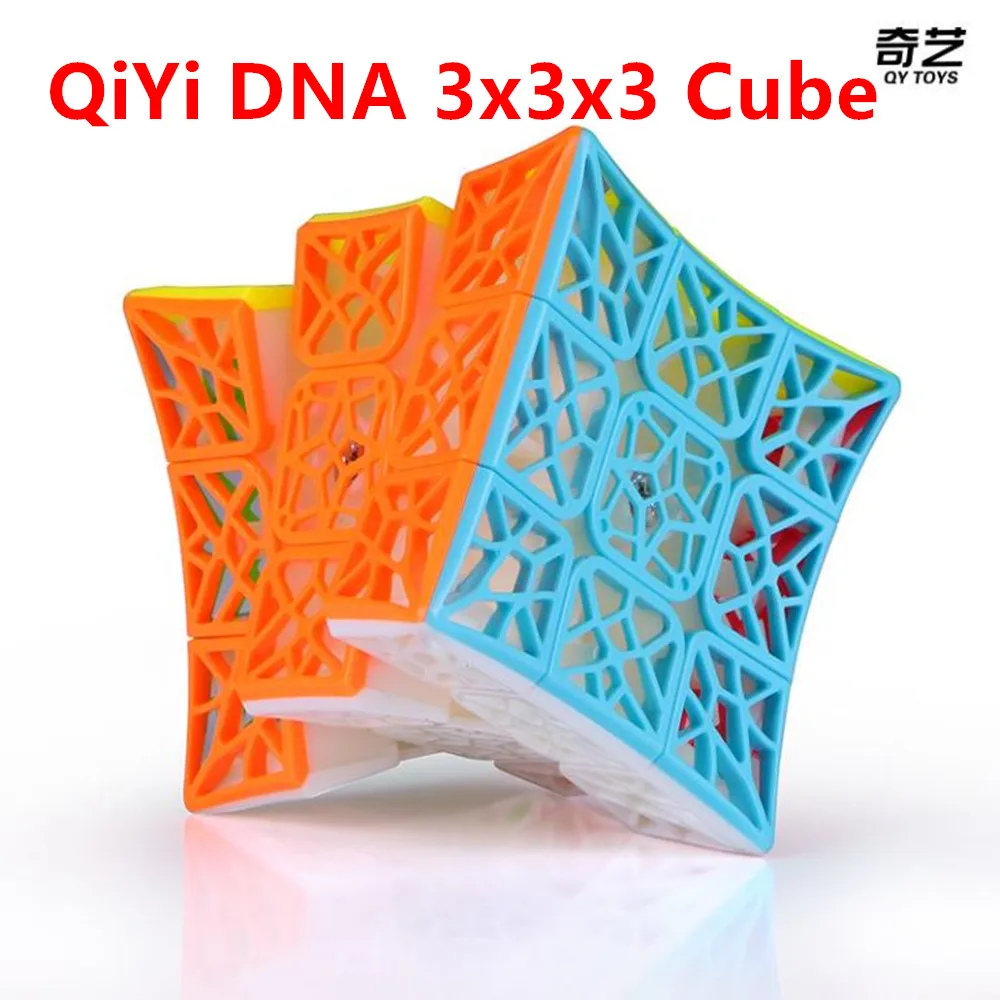 QiYi DNA 3x3x3 kocka konkávne Magic Cube DNA 3X3 Stickerless hračky Rýchlosť Kocka QiYi DNA 3X3 cubo magic cube puzzle