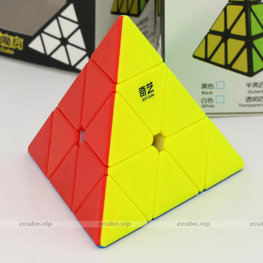QiYi Magic cube puzzle XMD magické kocky, Pyramídy 3x3 Pyramorphix 3x3x3 stickerless a nálepky profesionálne rýchlosť kocka twist hračka