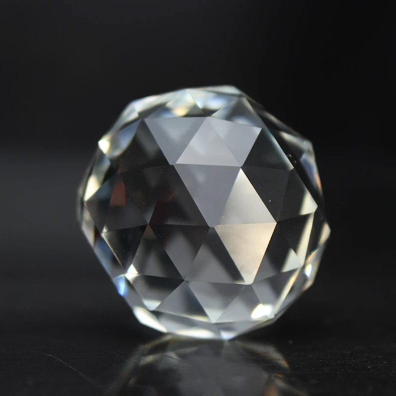 Quartz Crystal Glass Tvárou Loptu Paperweight Feng Shui Kryštály Gule Figúrka Kristal Plavidlá, Domáce Dekorácie
