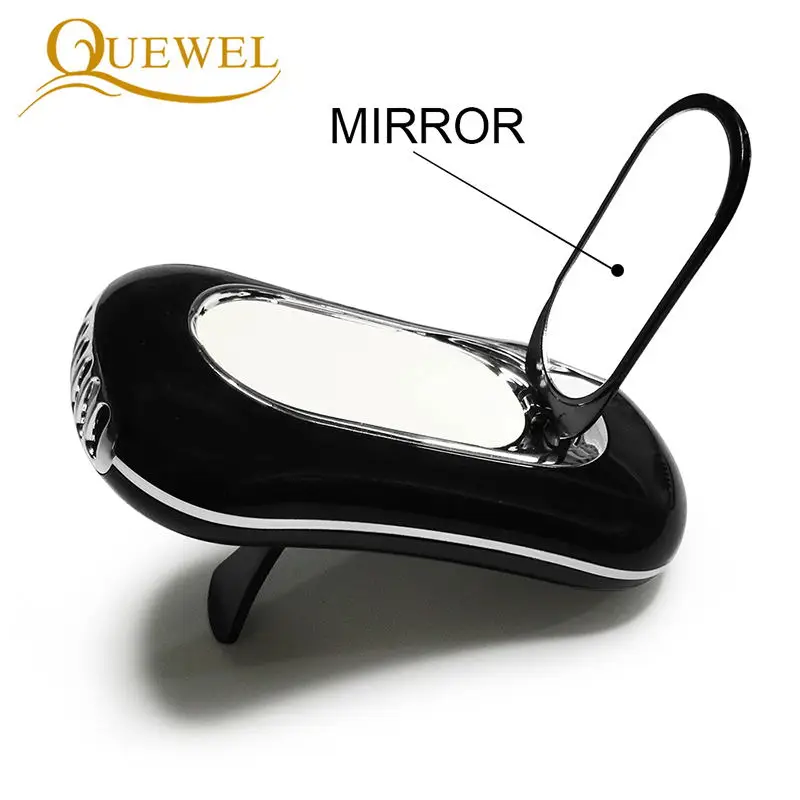 Quewel Mihalnice Predĺženie Vlasov Mini Pocket USB Ventilátor Prenosné Ručné Klimatizácia Nabíjateľná Zaočkovaný Mihalnice Vlasov