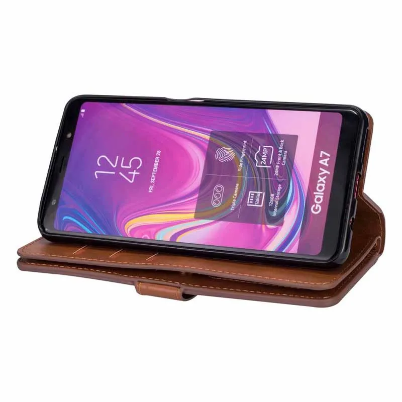 Retro Zips Peňaženka Pre Samsung S7 S8 S9 S10 note10 Note8 Note9 J5 A3 A5 2017 J3 J4 J6 J7 A6 J8 A750 2018 Kryt Telefónu Prípade