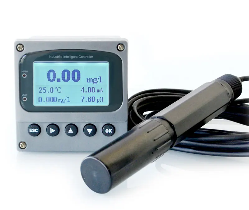 Reálnom Čase Dusičnanu ISE Ion Meter Radič Priemyselné Monitor Analyzer RS-485 Modbus RTU 4-20mA Relé NH4 elektróda senzor