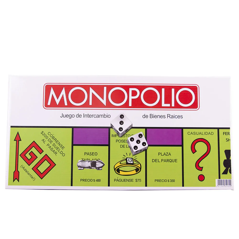 Rodina Strana Hračky Klasické Španielsky Monopol Hry Doskové Hry Real Estate Trading Hra