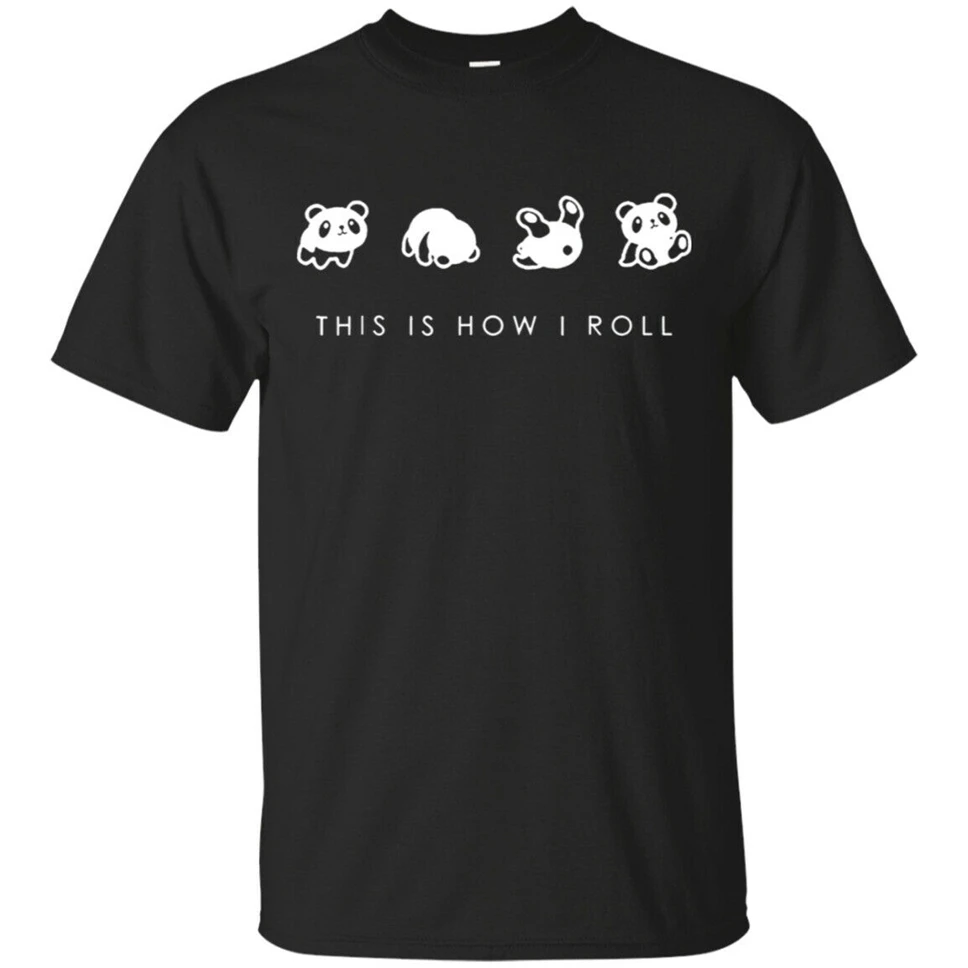 Roztomilý Malý Medveď Panda Tričko Je To, Ako som Roll pánske Tričko Veľkosť S - 3Xl Zábavné Dizajn Tee Tričko