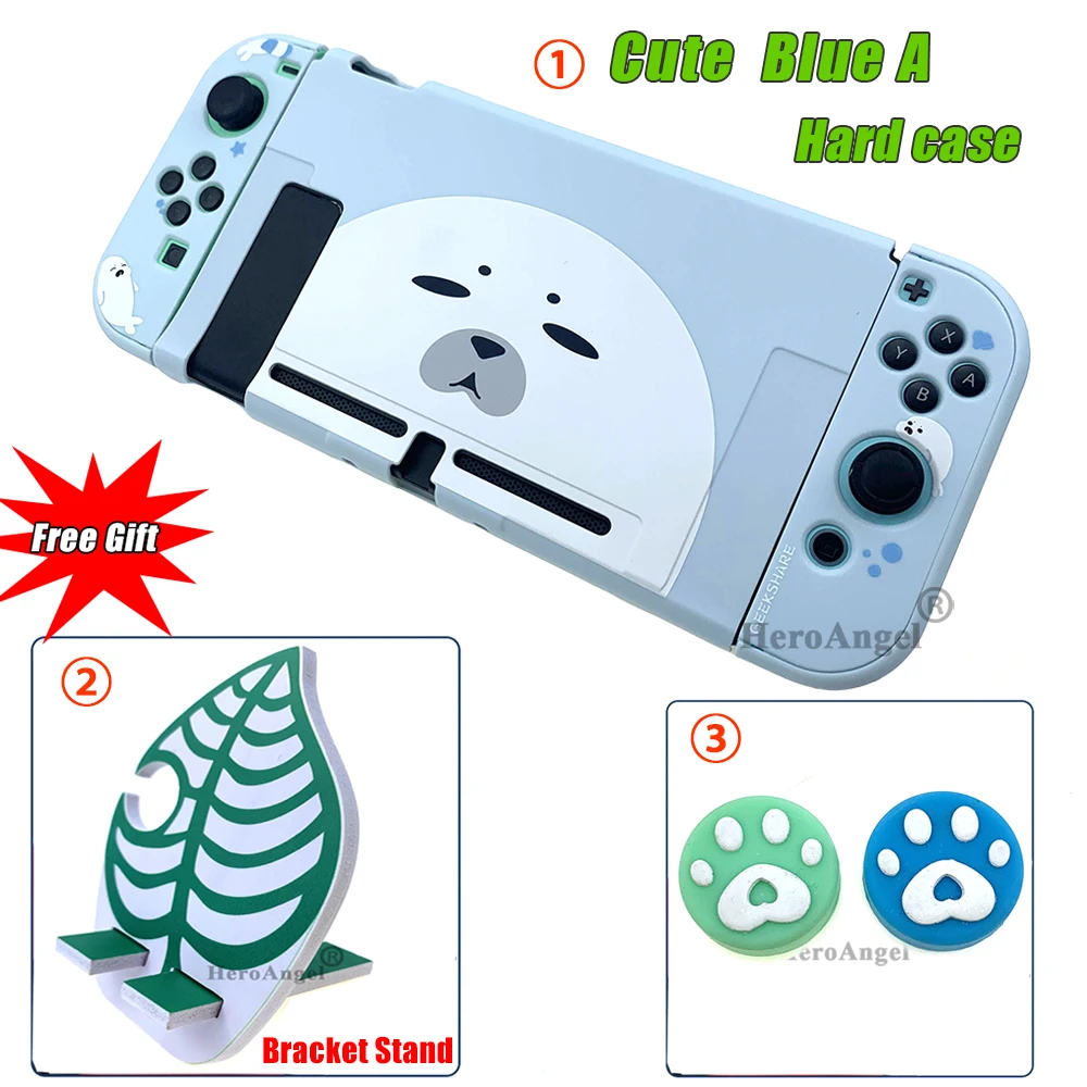 Roztomilý tesnenia Mačka Farba Ochranné puzdro Pre Nintendo Prepínač NS Shell Farebné Matné Pevného Úplné Predné Zadný Kryt Hry Príslušenstvo