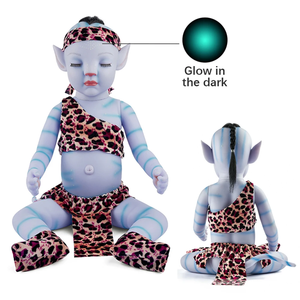 RSG Bebe Reborn Baby Doll 20 Palcov Plné Mäkké Telo chlapčeka Ako Živý Dieťa Darček Hračka pre Deti, ktoré Bude Žiariť