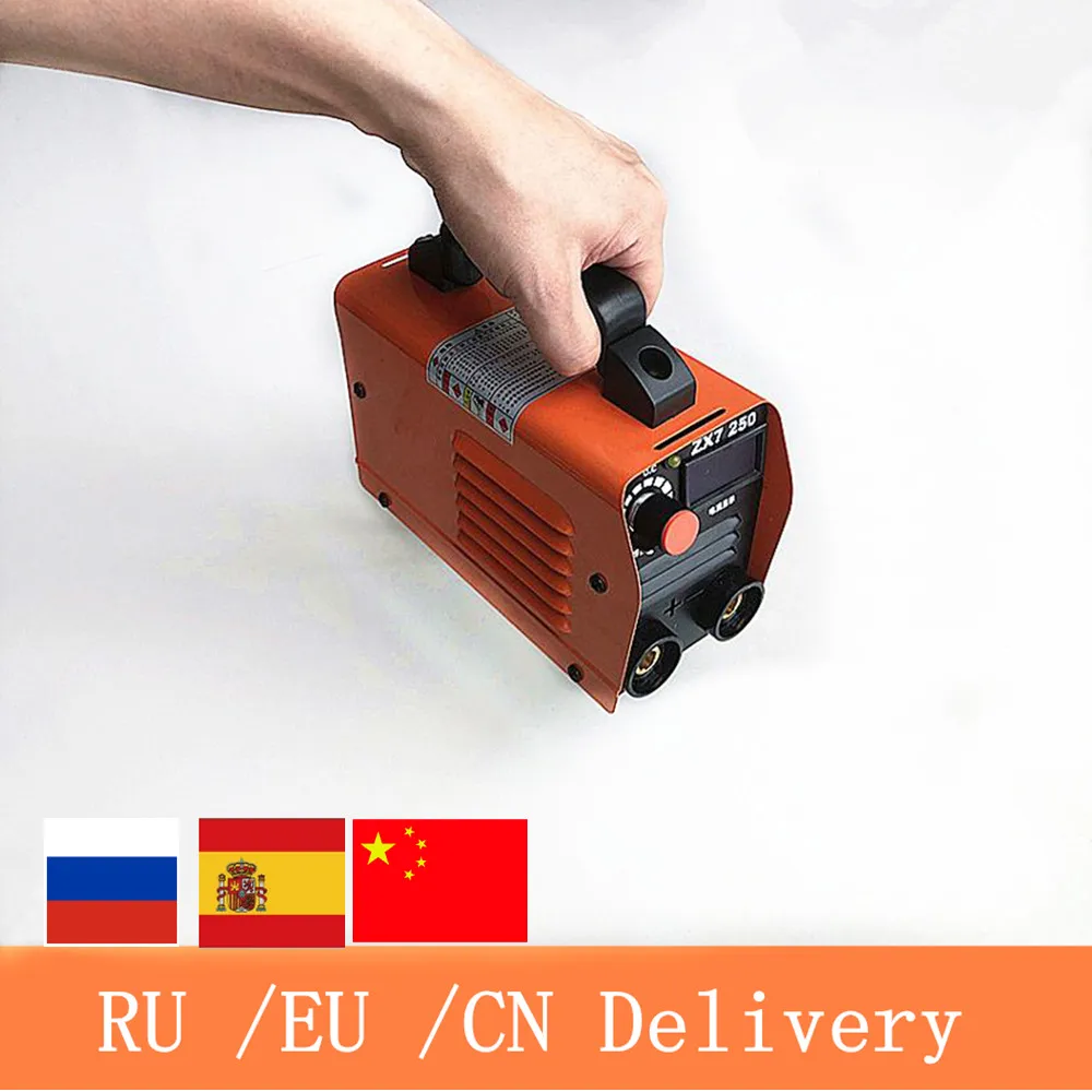 RU EÚ Dodanie 220V Zvárací Stroj Kompaktný Mini MMA Zvárač Invertor na zváranie poloautomatickým