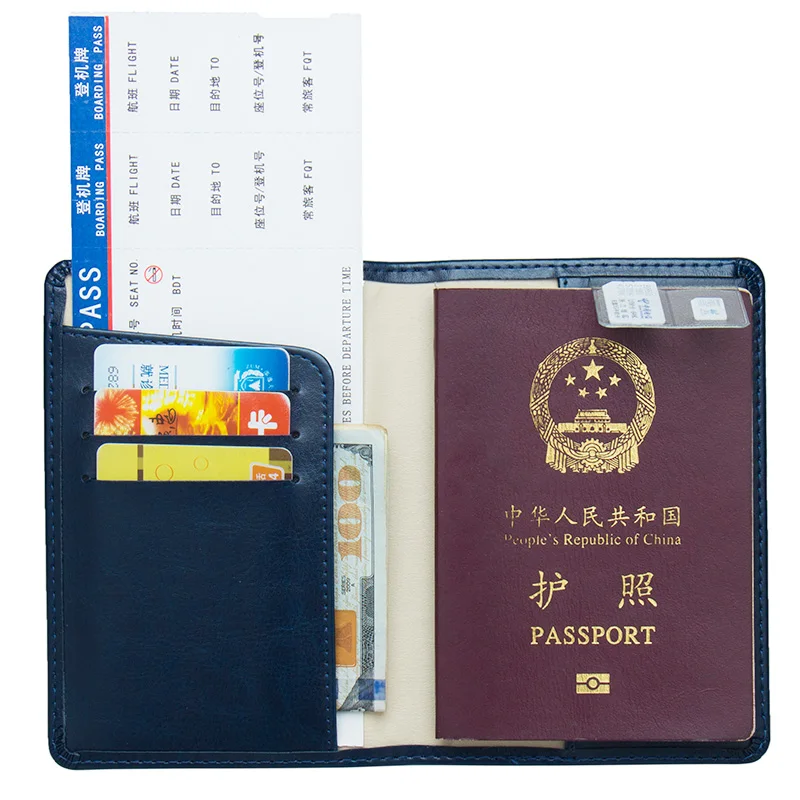 Ruský Samoopaľovacie cute cat pu koža červená unisex nový držiteľ pasu taška na cestovanie ID úverové lístok pas mäkký kryt priečinka