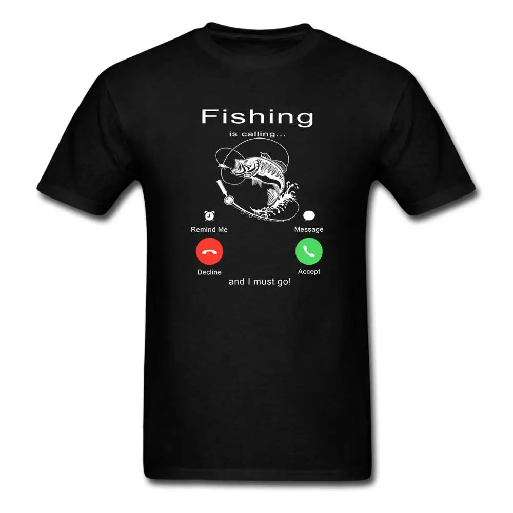 Rybolov Volá a už musím Ísť, Obrazovka Telefónu Vtipné Tričko rybárske Pohode tee USA veľkosť