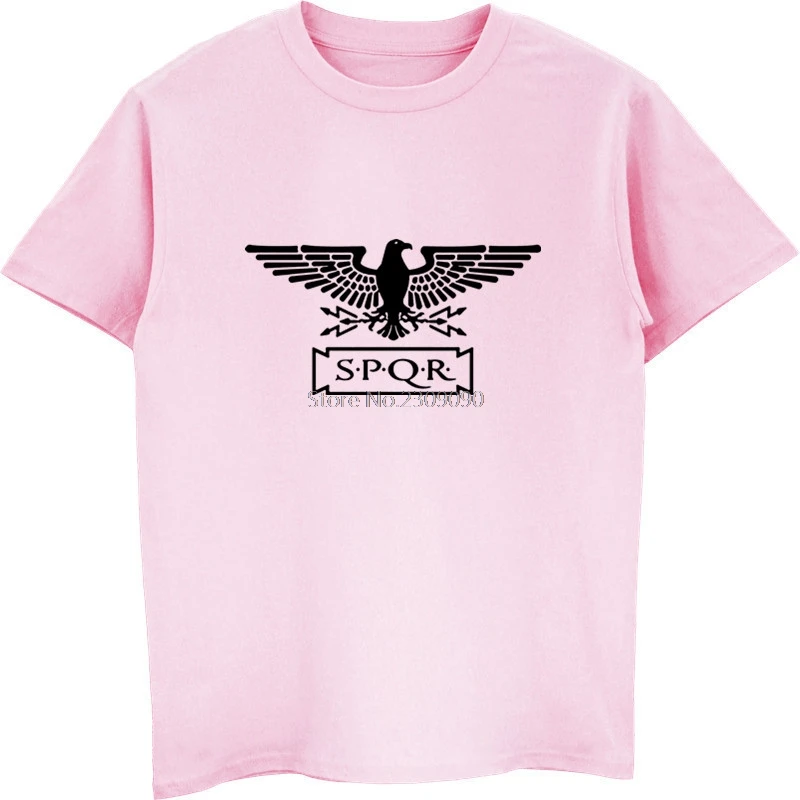 Rímskej Ríše SPQR Orol T-shirt Mužov Bavlna Krátky Rukáv T Shirt Senatus Populusque Romanus Tričko Hip Hop Tričká Topy Streetwear