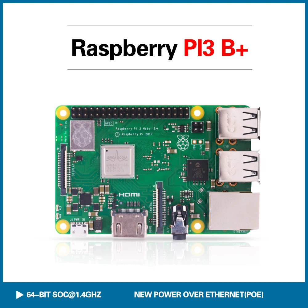 S ROBOT Raspberry Pi 3 Model B + originál pi 3 veci + Heatsinks pi3 b / pi 3b s wifi & bluetooth RPI50